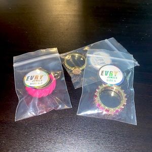 Evry Jewels, Pack of 3 Rings